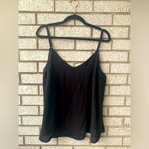 Black Flowy Tank